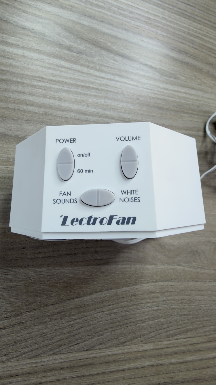 LectroFan ASM1007 White Noise Sound Machine Sleep Aid Fan Noises White USB